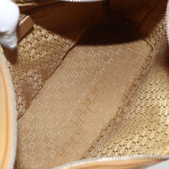 GUCCI Shoulder Bag Leather Brown Silver 001 3814 Auth BA4810 - Picture 10 of 16